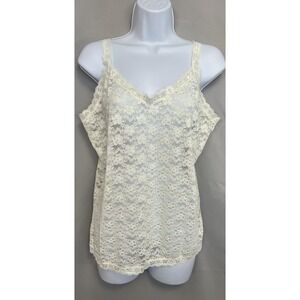 Secret Possessions Lace Top Tank Sleepwear Women's‎ Sz Large Ivory